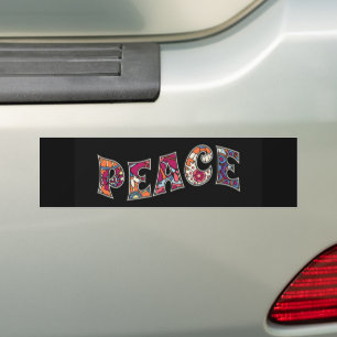 Adesivo Para Carro Autocolante do Bumper de Paz