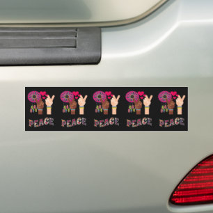 Adesivo Para Carro Autocolante do Bumper de Paz