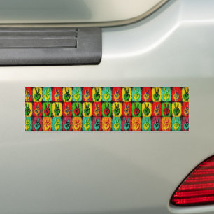 Adesivo Para Carro Autocolante do Bumper de Paz