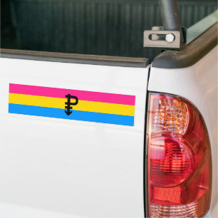 Adesivo Para Carro Autocolante do Bumper Pan Pride