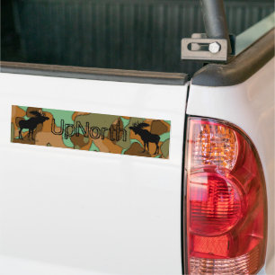 Adesivo Para Carro Autocolante Lite de Camo Silhouette Moose Superior