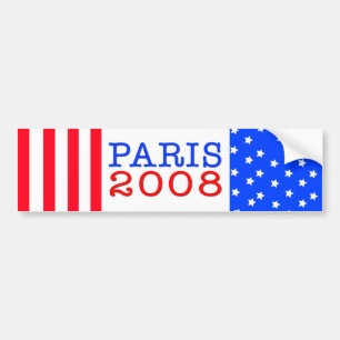Adesivo Para Carro Autocolante no vidro traseiro 2008 de Paris