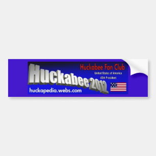 Adesivo Para Carro Autocolante no vidro traseiro 2012 de Huckabee