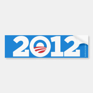 Adesivo Para Carro Autocolante no vidro traseiro 2012 de Obama