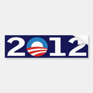 Adesivo Para Carro Autocolante no vidro traseiro 2012 de Obama