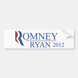 Adesivo Para Carro Autocolante no vidro traseiro 2012 de Romney Ryan