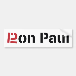 Adesivo Para Carro Autocolante no vidro traseiro 2012 de Ron Paul