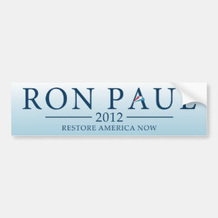 Adesivo Para Carro Autocolante no vidro traseiro 2012 de Ron Paul
