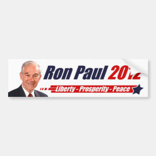 Adesivo Para Carro Autocolante no vidro traseiro 2012 de Ron Paul