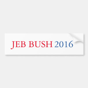 Adesivo Para Carro Autocolante no vidro traseiro 2016 de Jeb Bush