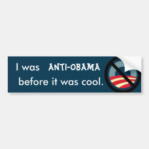 Adesivo Para Carro Autocolante no vidro traseiro 2 de Anti-Obama
