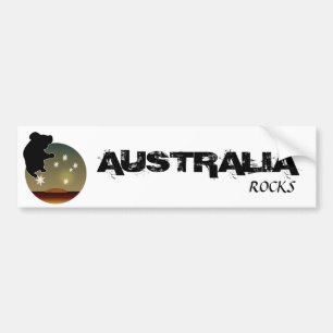 Adesivo Para Carro Autocolante no vidro traseiro australiano do ícon