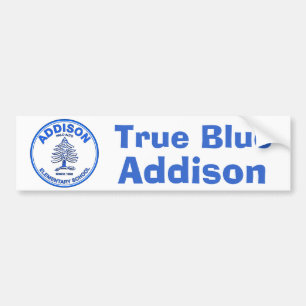 Adesivo Para Carro Autocolante no vidro traseiro azul de Addison