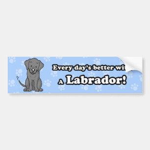 Adesivo Para Carro Autocolante no vidro traseiro bonito de Labrador