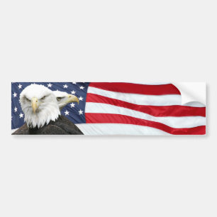 Adesivo Para Carro Autocolante no vidro traseiro da bandeira de Eagle