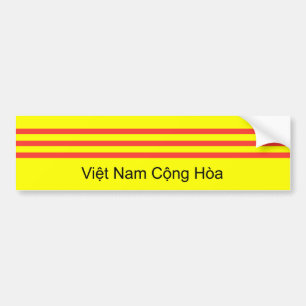 Adesivo Para Carro Autocolante no vidro traseiro da bandeira de VNCH