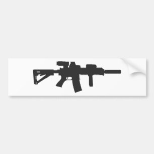 Adesivo Para Carro Autocolante no vidro traseiro da carabina do rifle