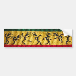 Adesivo Para Carro autocolante no vidro traseiro da dança da reggae