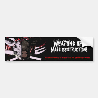 Adesivo Para Carro Autocolante no vidro traseiro da destruição maciça