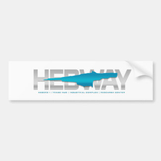 Adesivo Para Carro Autocolante no vidro traseiro da estação de HEDWAY