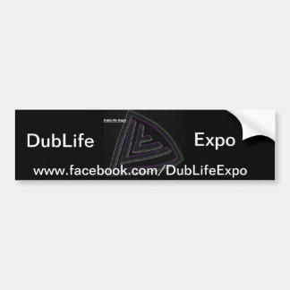 Adesivo Para Carro Autocolante no vidro traseiro da expo de DubLife