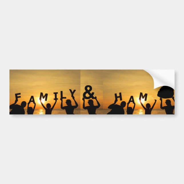 Adesivo Para Carro Autocolante no vidro traseiro da família e do (Frente)