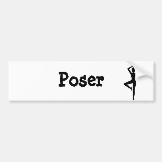 Adesivo Para Carro Autocolante no vidro traseiro da ioga