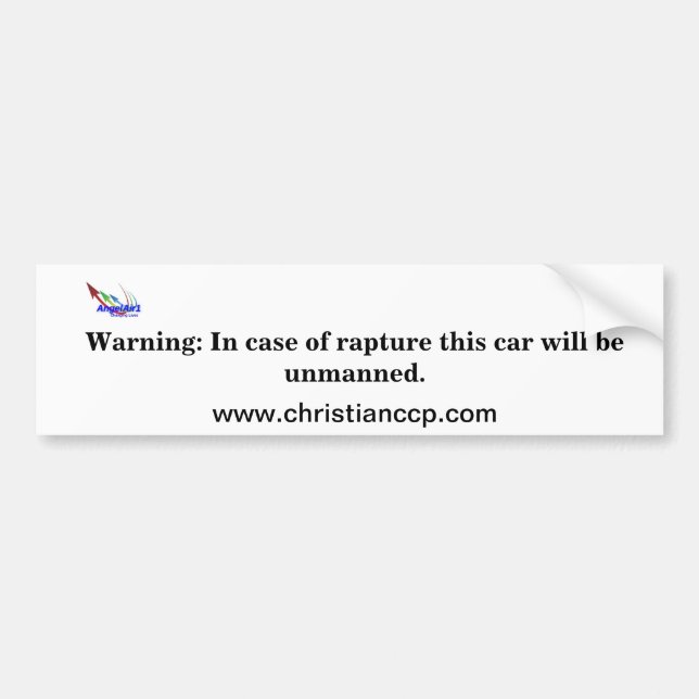 Adesivo Para Carro Autocolante no vidro traseiro da mensagem do CCP (Frente)