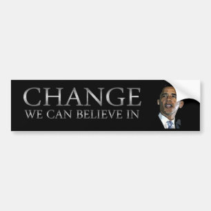 Adesivo Para Carro Autocolante no vidro traseiro da mudança de Obama
