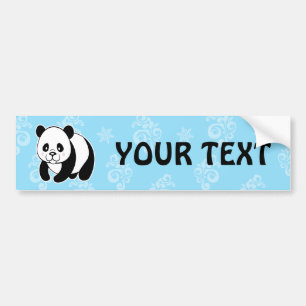 Adesivo Para Carro Autocolante no vidro traseiro da panda