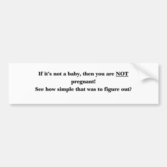 Adesivo Para Carro autocolante no vidro traseiro da Pro-vida (Frente)