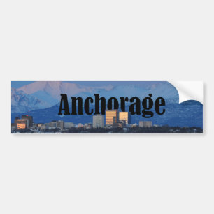 Adesivo Para Carro Autocolante no vidro traseiro de Anchorage Alaska