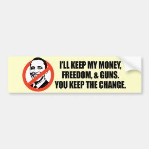 Adesivo Para Carro Autocolante no vidro traseiro de Anti-Obama