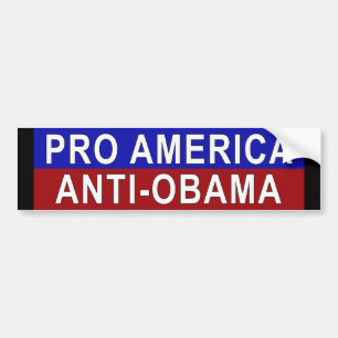 Adesivo Para Carro Autocolante no vidro traseiro de Anti-Obama