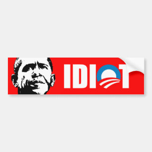 Adesivo Para Carro Autocolante no vidro traseiro de Anti-Obama -