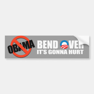 Adesivo Para Carro Autocolante no vidro traseiro de Anti-Obama - a