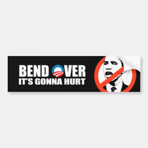 Adesivo Para Carro Autocolante no vidro traseiro de Anti-Obama - a