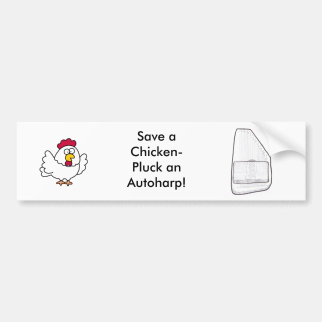 Adesivo Para Carro Autocolante no vidro traseiro de Autoharp (Frente)