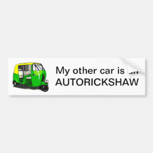 Adesivo Para Carro Autocolante no vidro traseiro de AUTORICKSHAW