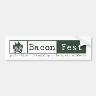 Adesivo Para Carro Autocolante no vidro traseiro de BaconFest