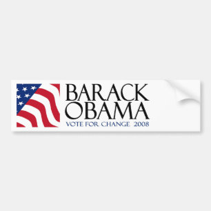 Adesivo Para Carro Autocolante no vidro traseiro de Barack Obama