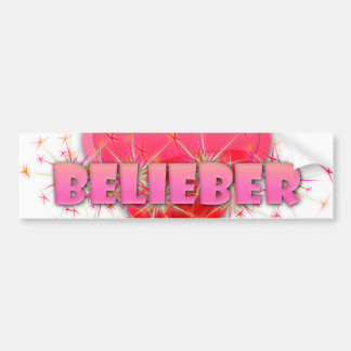 Adesivo Para Carro Autocolante no vidro traseiro de Belieber