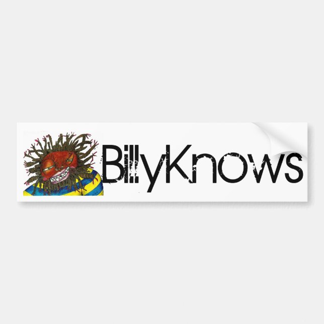 Adesivo Para Carro Autocolante no vidro traseiro de BillyKnows (Frente)