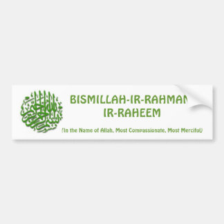 Adesivo Para Carro Autocolante no vidro traseiro de Bismillah