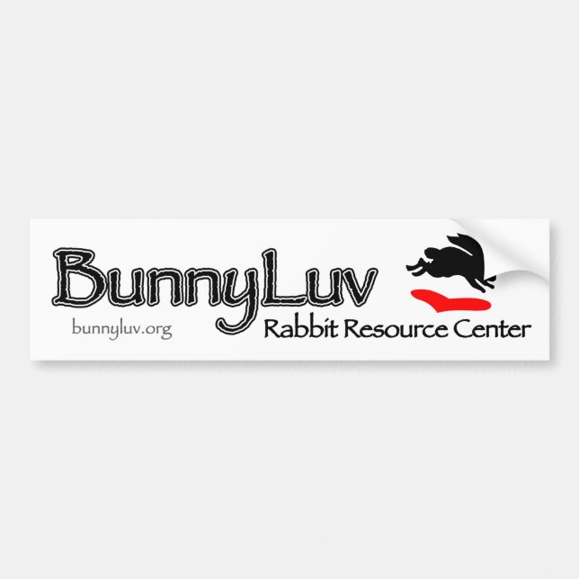 Adesivo Para Carro Autocolante no vidro traseiro de BunnyLuv (Frente)