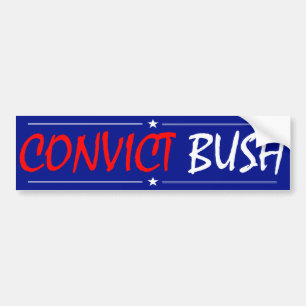 Adesivo Para Carro Autocolante no vidro traseiro de Bush do condenado