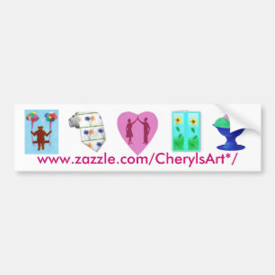 Adesivo Para Carro Autocolante no vidro traseiro de CherylsArt*