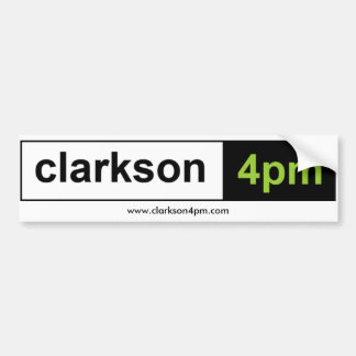 Adesivo Para Carro Autocolante no vidro traseiro de Clarkson4pm