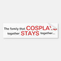 Autocolante no vidro traseiro de Cosplay