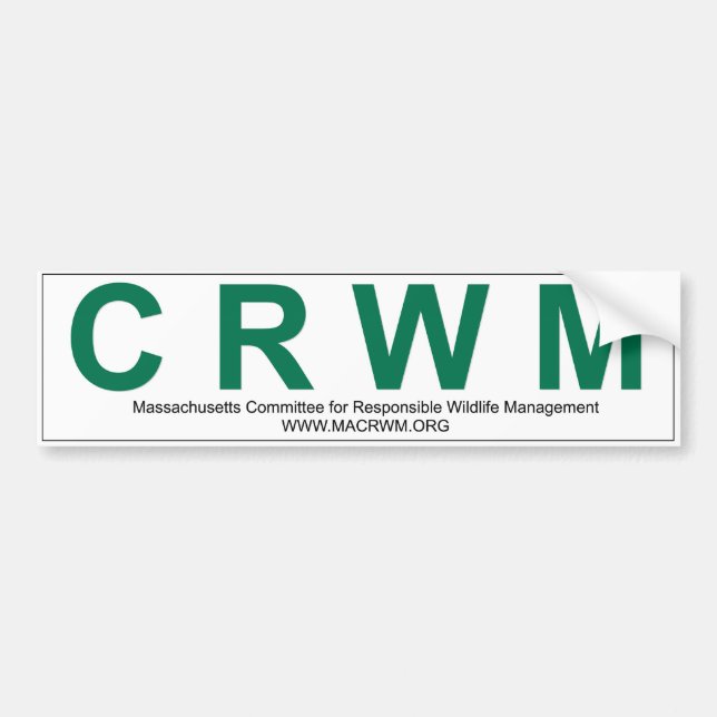 Adesivo Para Carro Autocolante no vidro traseiro de CRWM (Frente)